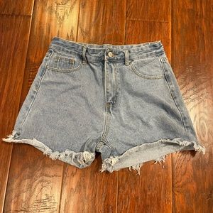 High Waisted Jean Shorts - SHEIN - Size Large